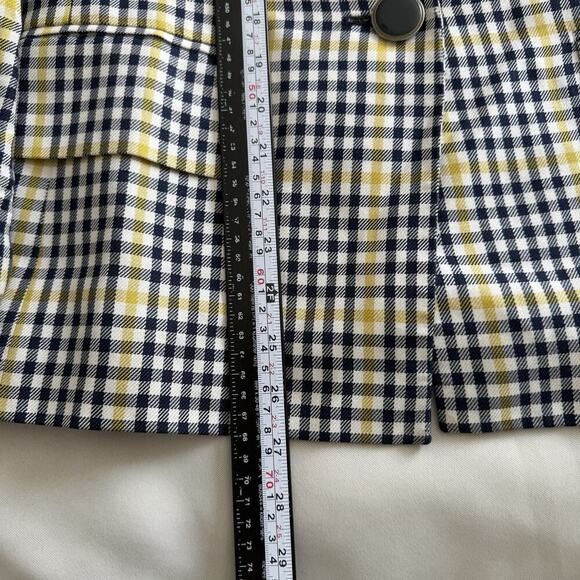Clueless ASO Cher Alt Plaid Blazer Sz 4/S Light Academia Old Money Classic Prep - Picture 14 of 15